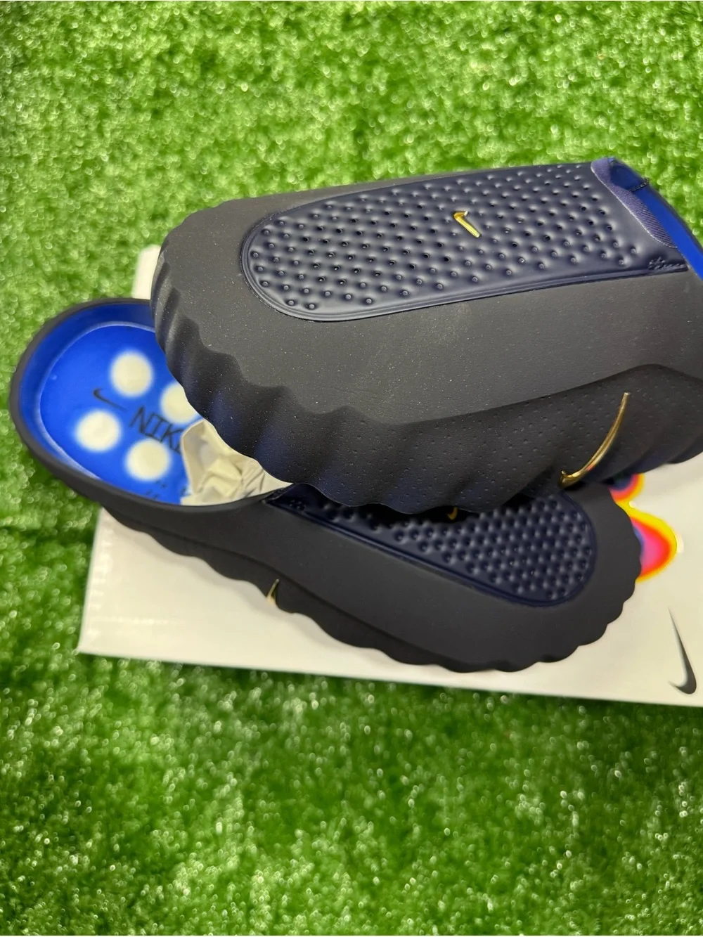 Nike Mind 001 Slide Blackened Blue Game Royal